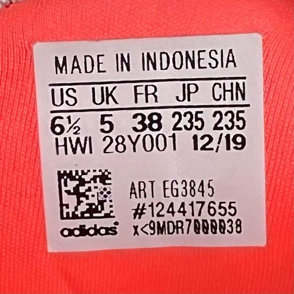 Adidas Cloudform Pure Sneakers Grey Heather size 6.5 - Picture 6 of 10